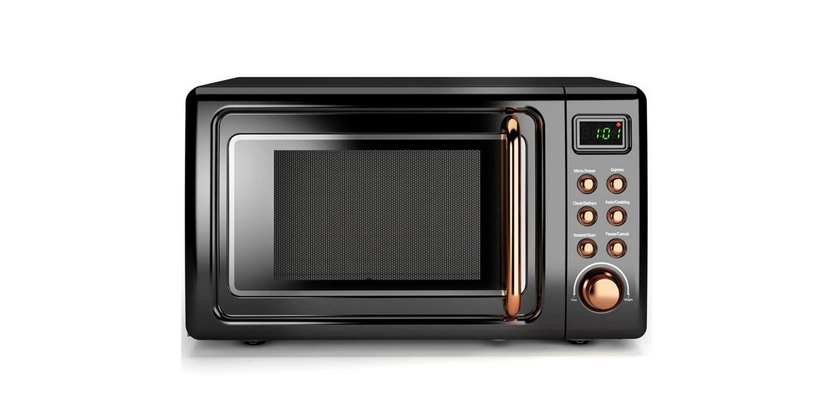 Costway 0.7Cu.ft Retro Countertop Microwave Oven