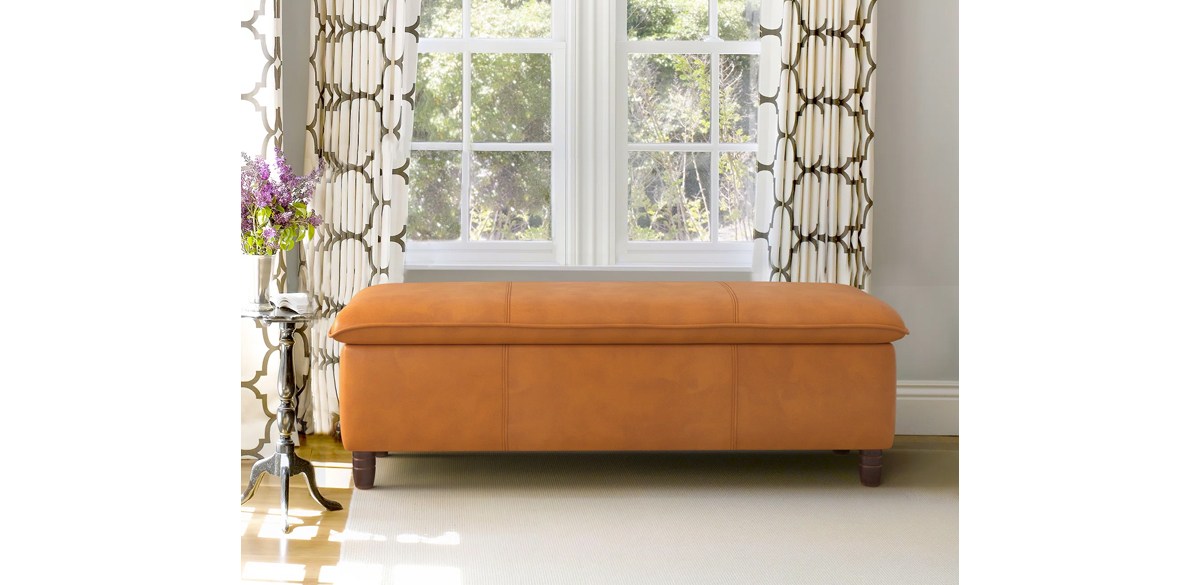 Breeanna Faux Leather Storage Bench  Breeanna Faux Leather Storage Bench