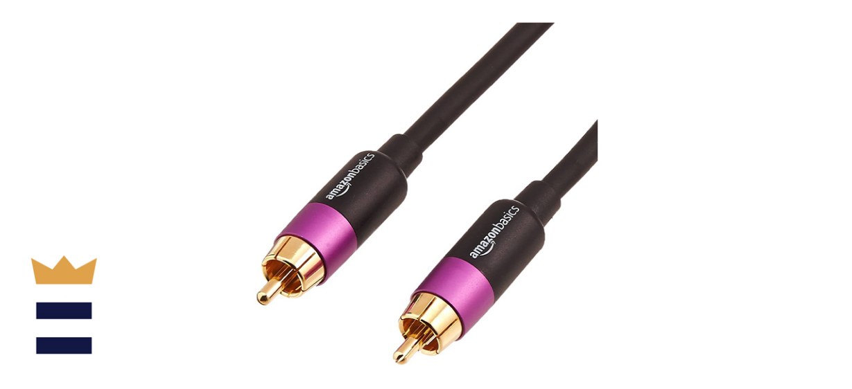 Amazon Basics RCA Audio Subwoofer Cable