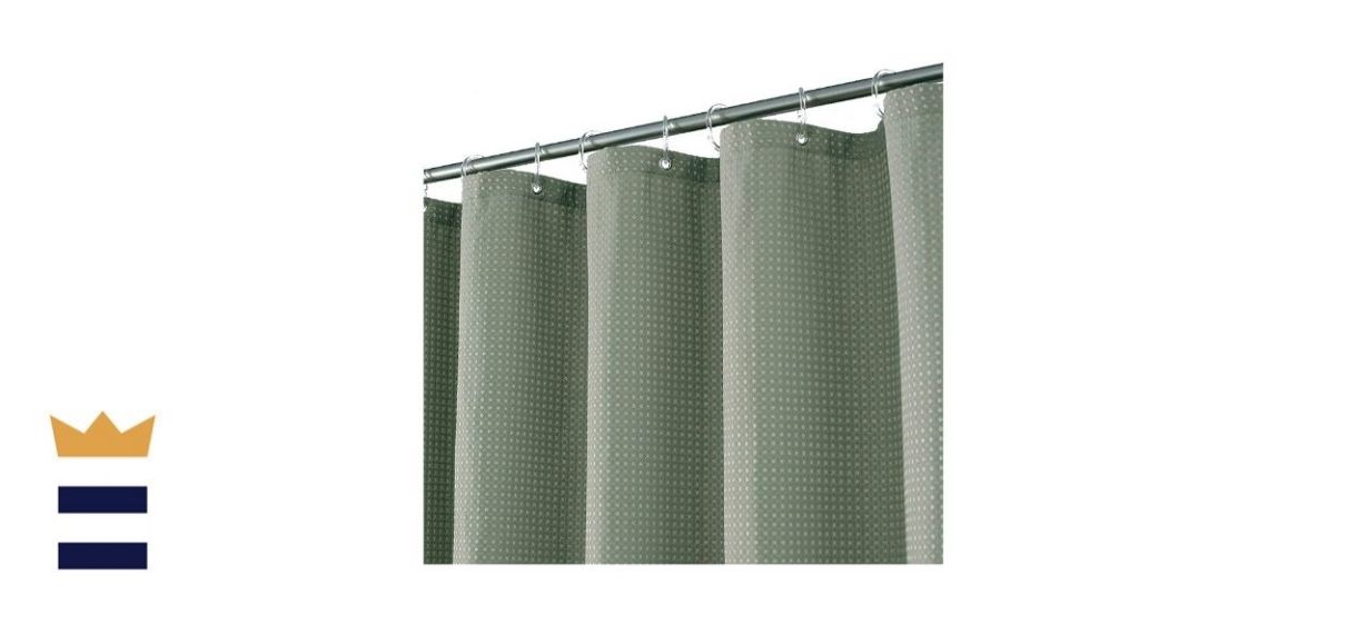 Barossa Design Store Hotel Luxury Waffle-Weave, Heavyweight Fabric Shower Curtain 