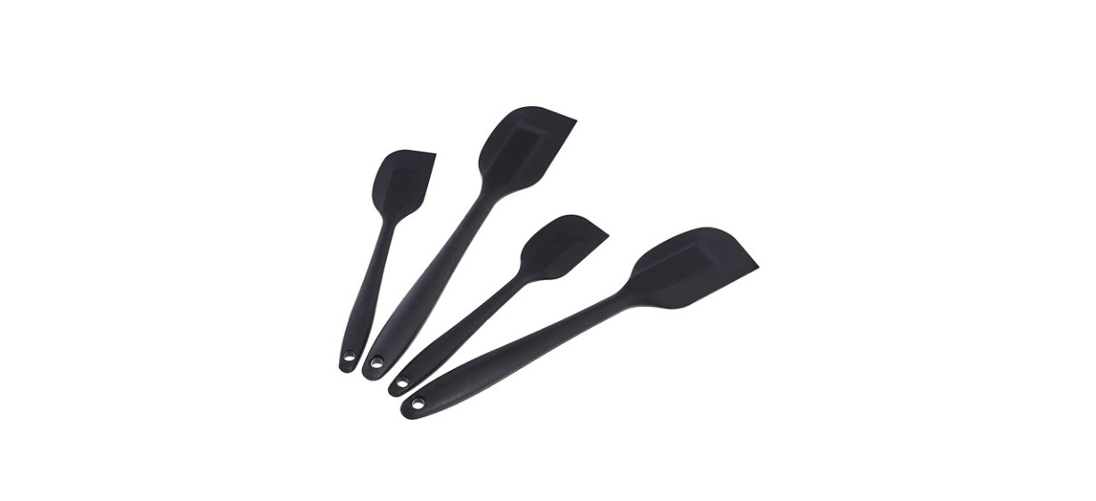 AmazonCommercial Non-Stick Silicone Spatula Set