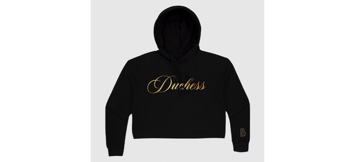 Bridgerton Duchess Woman's Cropped Hoodie