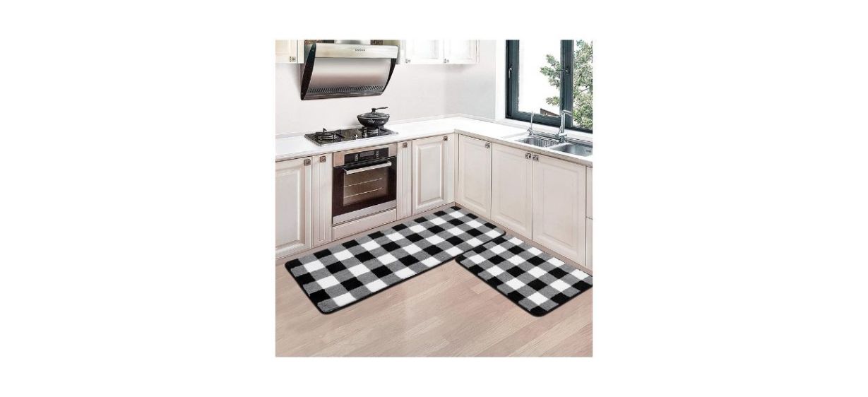 Best Hebe Kitchen Rugs Set Two-piece with Runner