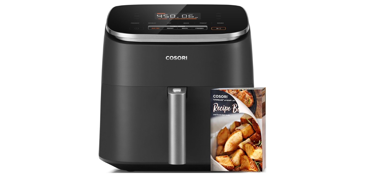 Cosori air fryer on white background Cosori air fryer on white background