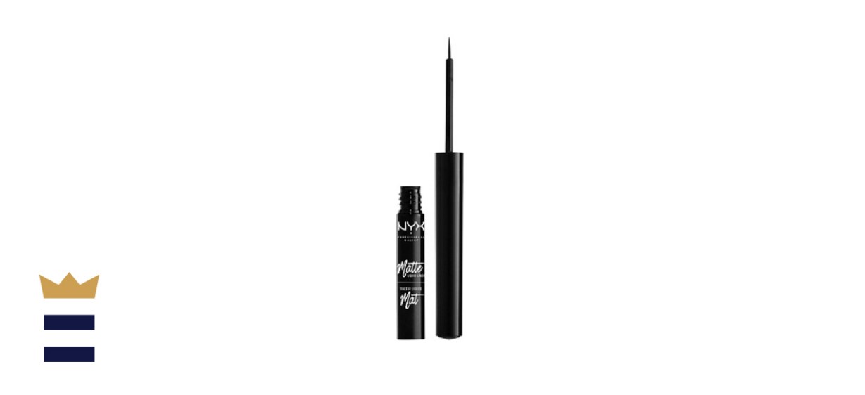 NYX Professional Makeup  Matte Liquid Liner Vegan Long Lasting Black Eyeliner