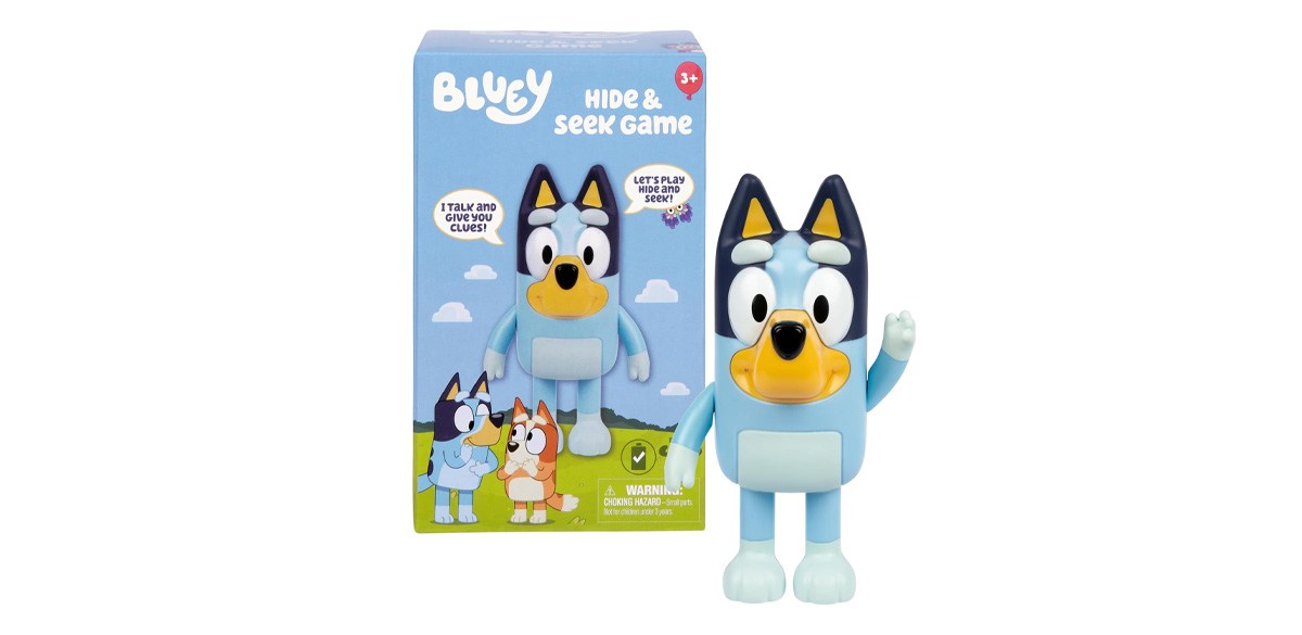 BLUEY Game Hide and Seek Electronic Figure  BLUEY Game Hide and Seek Electronic Figure