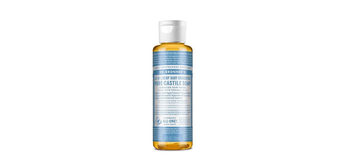 Dr. Bronner’s Pure Castile Unscented Liquid Soap