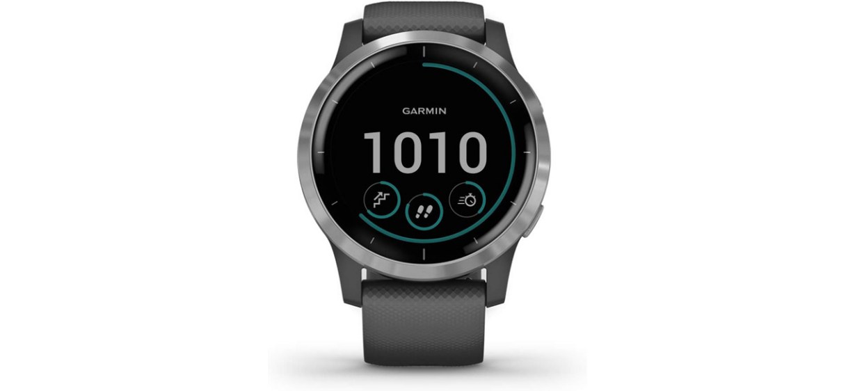 Garmin vivoactive 4 on white background