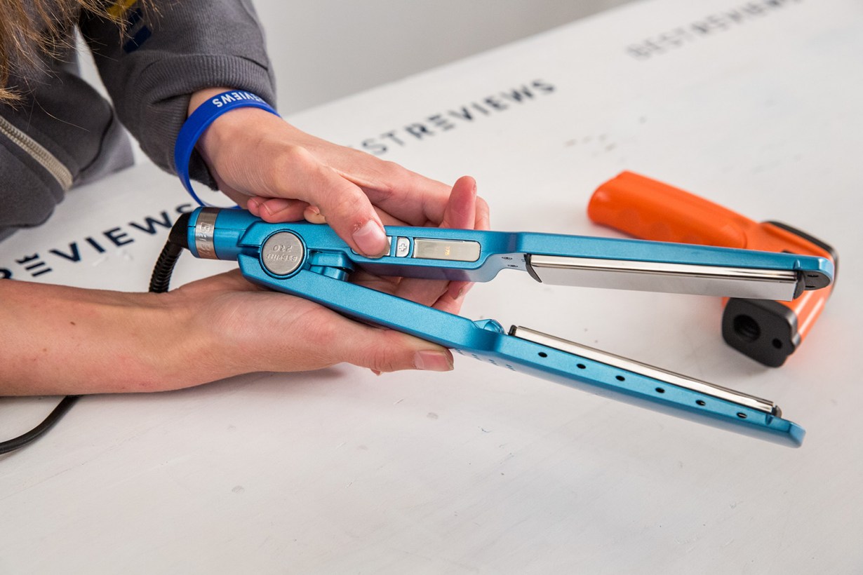 a hair straightener