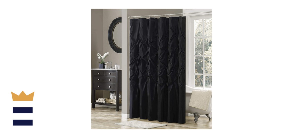 Laurel Black Shower Curtain