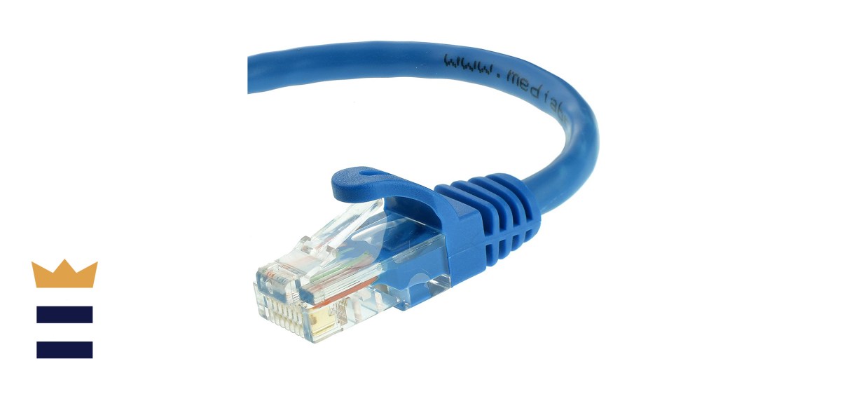 Mediabridge Ethernet 10Gbps Cat6 Ethernet Cable with Velcro Strap