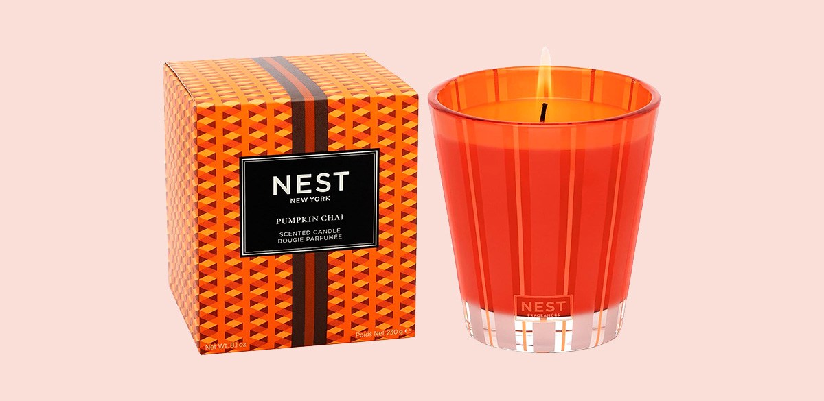 Best Nest Fragrances Pumpkin Chai-Scented Classic Candle Best Nest Fragrances Pumpkin Chai-Scented Classic Candle