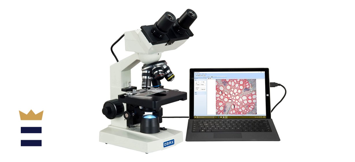 OMAX MD82ES10 40X-2000X Digital Compound Microscope
