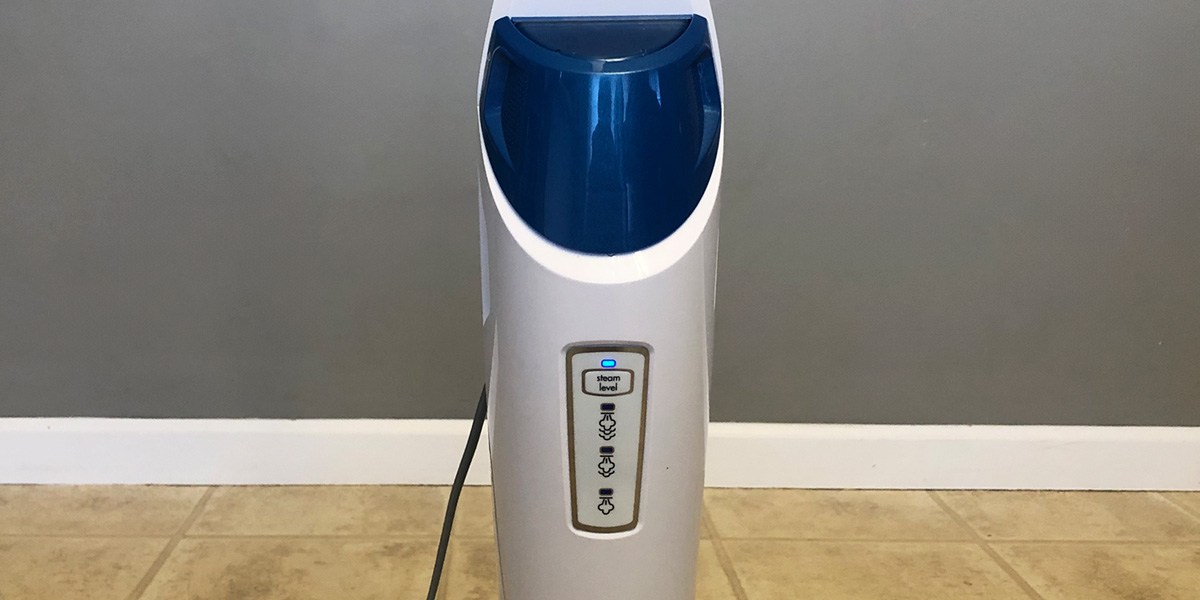 Closeup image of Bissell PowerFresh Steam Mop control panel