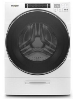 Whirlpool 5.0 Cu. Ft. 35-Cycle High-Efficiency Front-Loading Washer with Steam