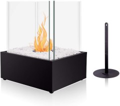 BRIAN & DANY Ventless Cube XL Tabletop Fireplace