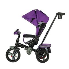Evezo 302A 4-in-1 Parent Push Tricycle for Kids