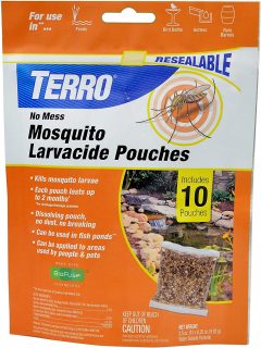 Terro T1210 No Mess Mosquito Larvacide Pouches