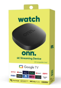 onn. Google TV 4K Streaming Box