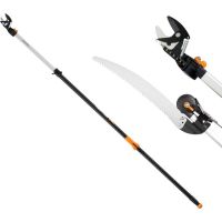 Fiskars Power-Lever Extendable Pole Saw & Pruner