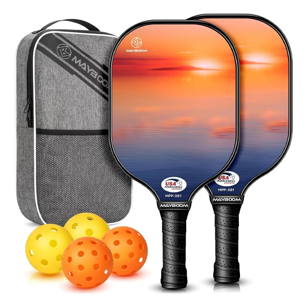 Mayboom Pickleball Paddles Sunset Set of 2