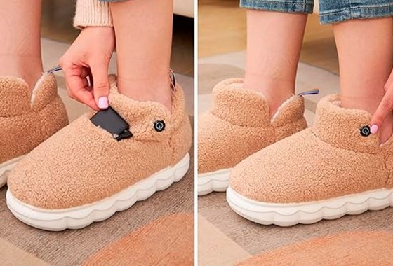 Heated slippers are the winter hack you need in your life
