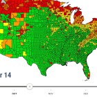 This interactive map predicts when fall foliage will peak in your area