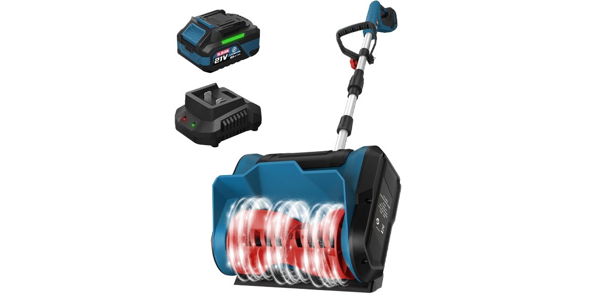 Giosuan Cordless Electric Snow Shovel Rake