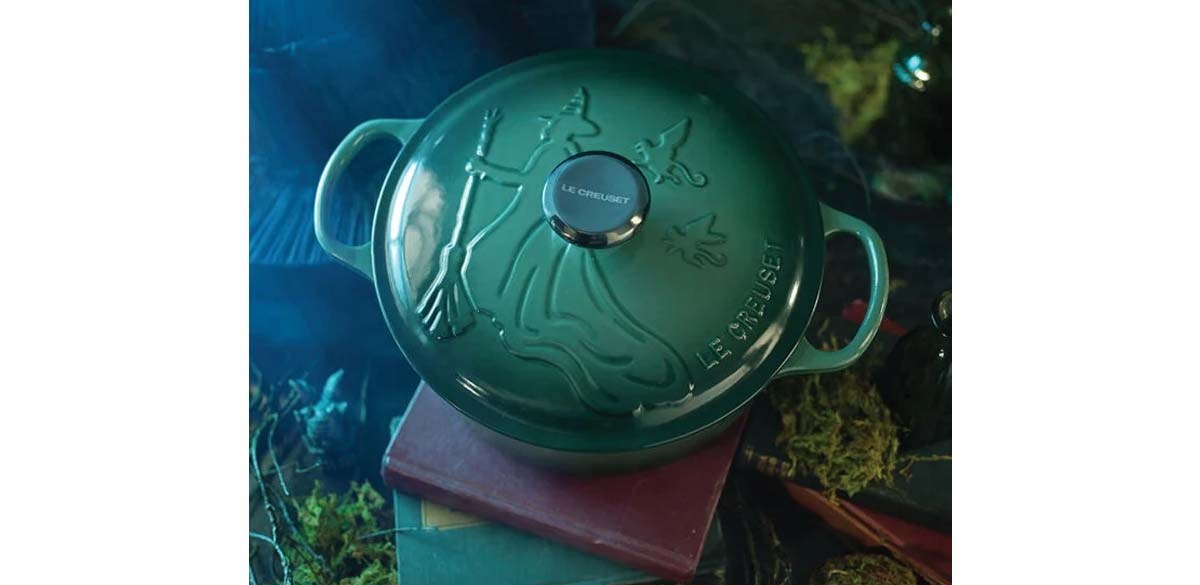 Le Creuset Wicked Collection Elphaba Embossed Signature Round Dutch Oven