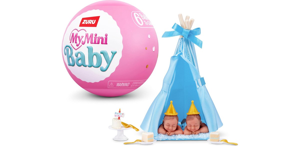My Mini Birthday Series 1 by ZURU – Collectible Mystery Capsule Baby Doll