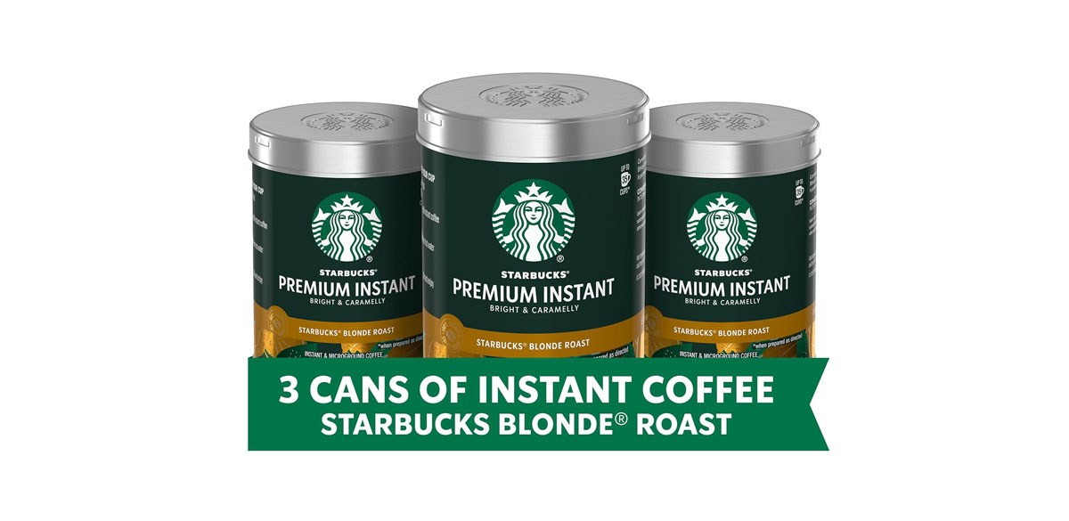 Starbucks Premium Instant Coffee, Blonde Roast