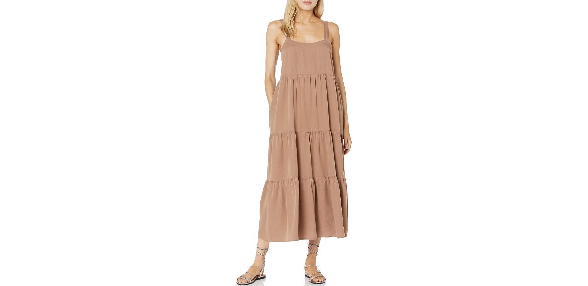 The Drop Britt Tencel Maxi Dress