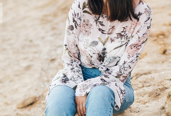 The best floral blouse