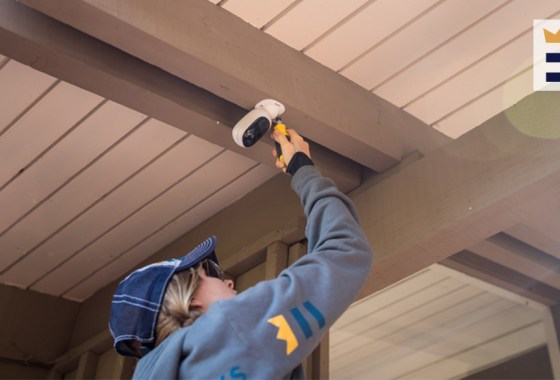 Which home security systems include cameras?