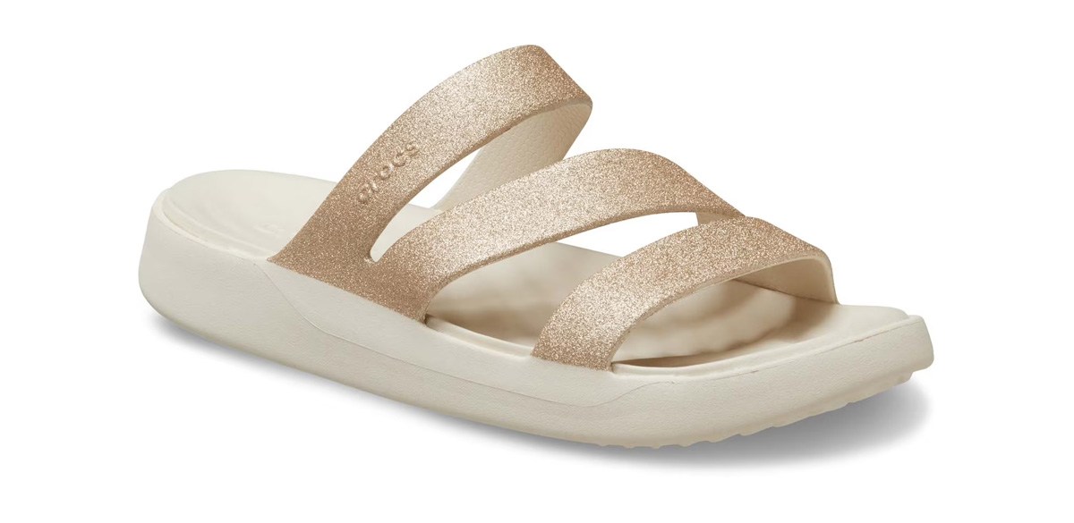 Crocs Women's Getaway Glitter Strappy Sandal