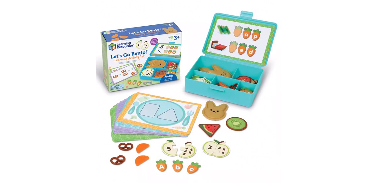 Learning Resources Let's Go Bento! Learning Activity Set