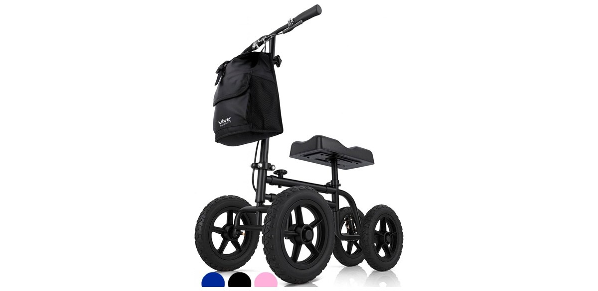 Vive Mobility All-Terrain Knee Scooter Walker