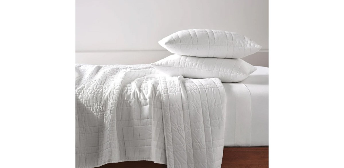 Washed European Linen Quilt Set