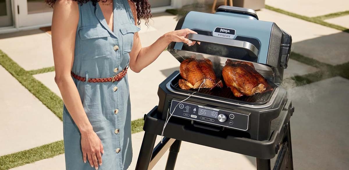 Ninja OG951 Woodfire Pro Connect Premium XL Outdoor Grill &amp; Smoker
