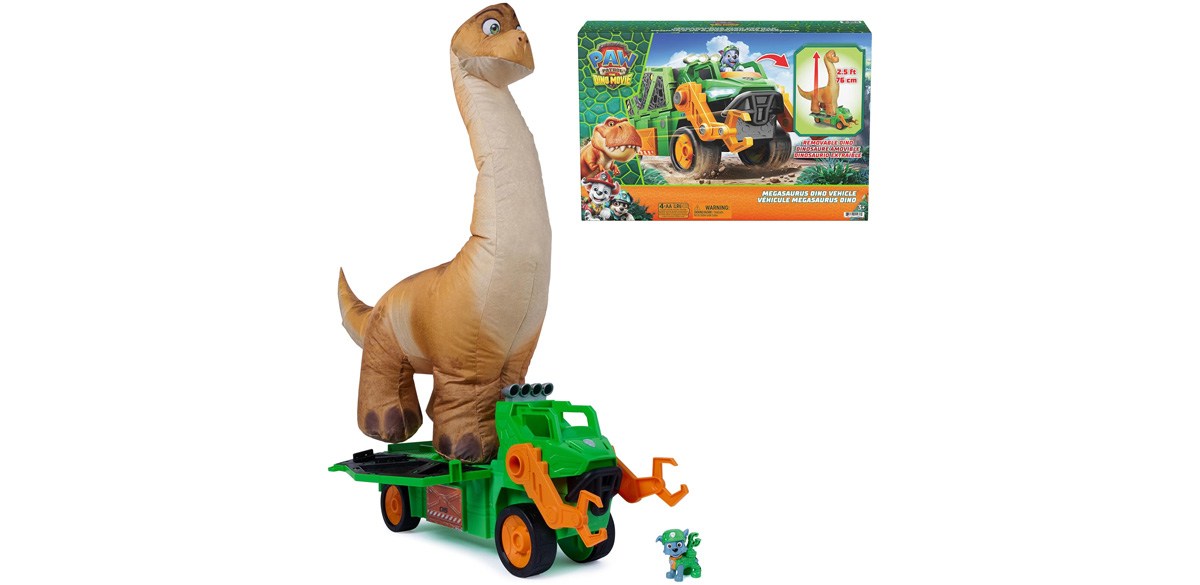 PAW Patrol: The Dino Movie Megasaurus Dino Vehicle