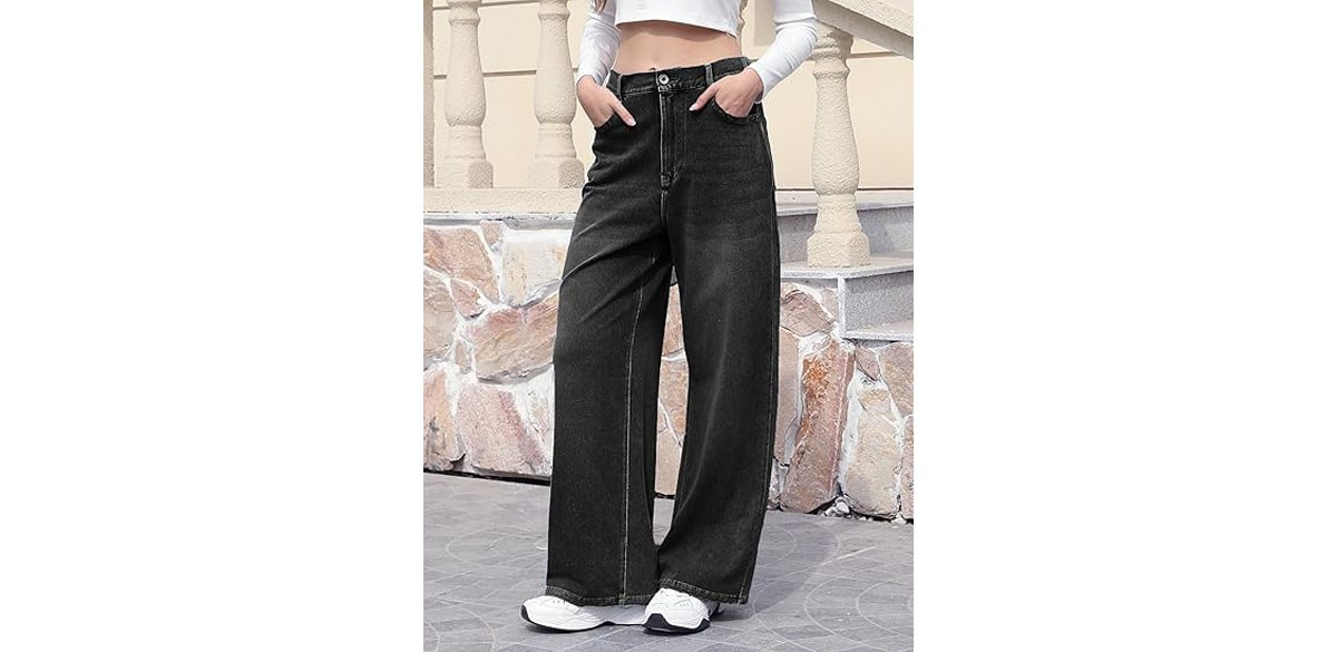 ELLEVEN High Stretchy Sweatpant Jeans