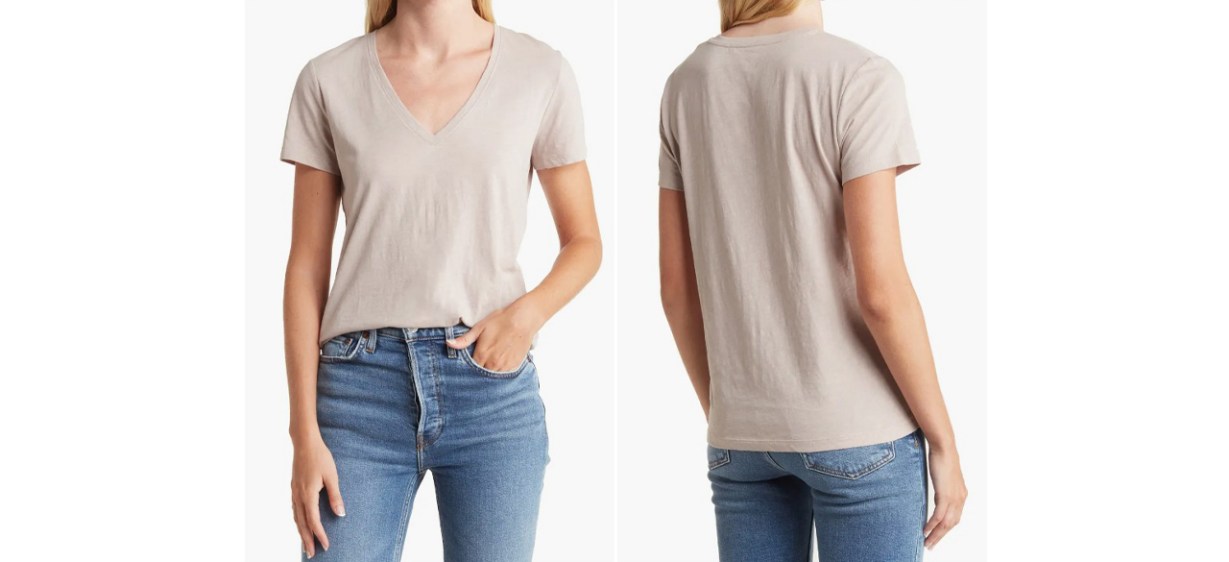 Madewell V-Neck Short Sleeve T-Shirt