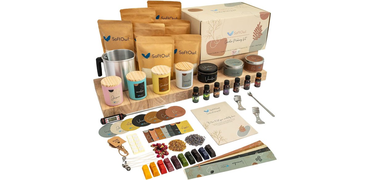 SoftOwl Premium Soy Candle Making Kit
