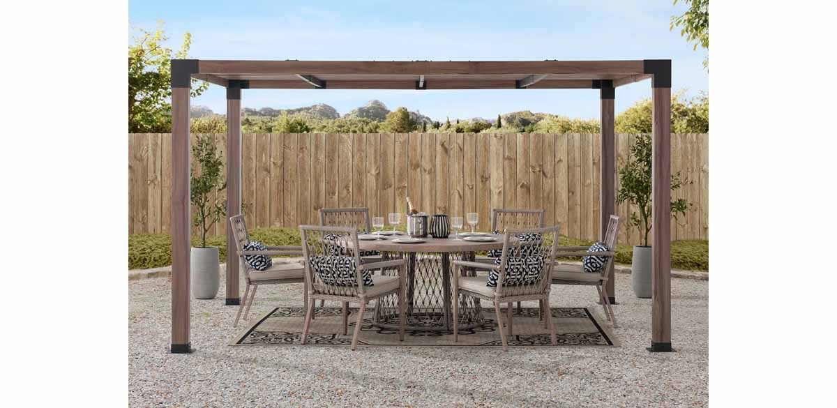 Sunjoy Outdoor Pergola 10 x 12 ft