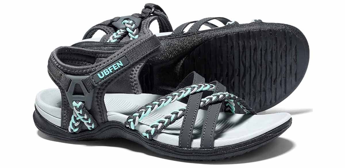 UBFEN Womens Hiking Comfort Sport Sandals