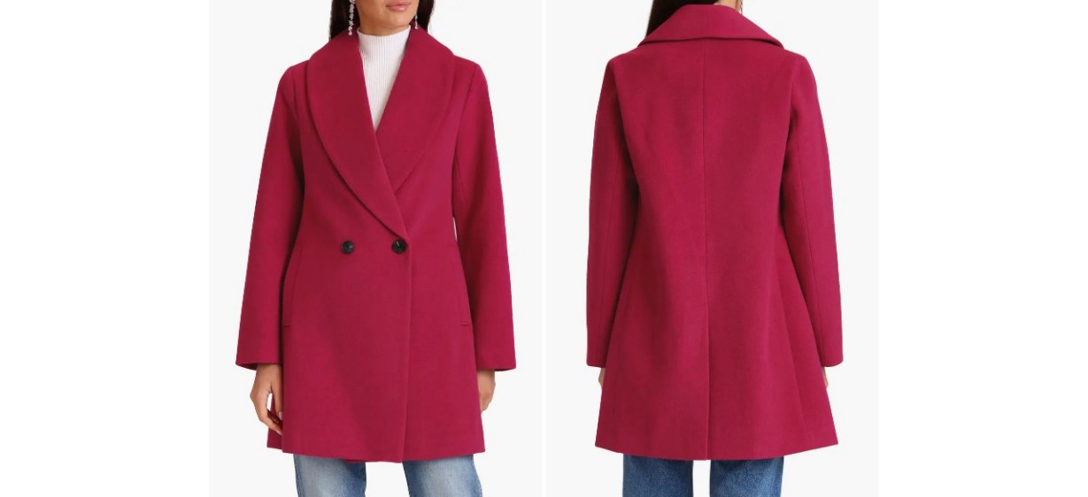 Avec Les Filles Shawl Collar Coat