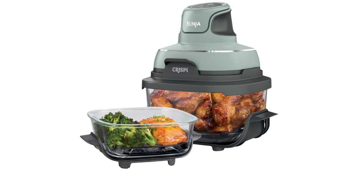 Ninja Crispi 4-in-1 Glass Air Fryer in Green