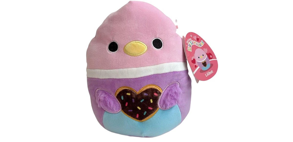 Squishmallows 2026 Original 8-Inch Valentine Squad Plush (Lilibet The Duck)