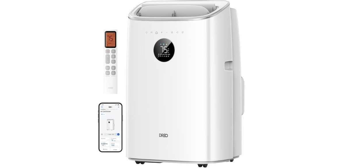 DREO Portable Air Conditioner 318S, 8000 BTU