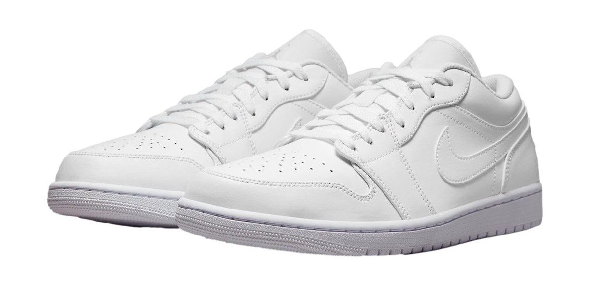 Nike Men's Jordan 1 Low White/White-White